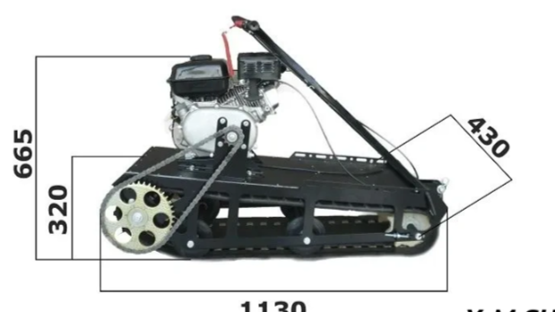 Мотобуксировщик XTREME-MOTORS "Конек-Горбунок" 6.5 л.с. в Ижевске