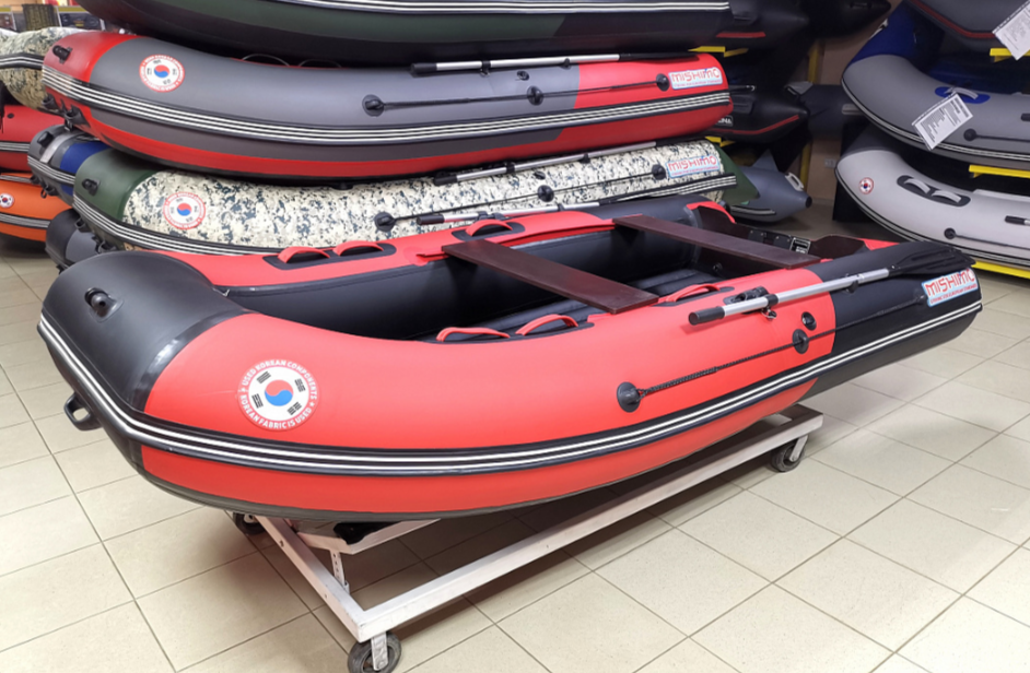 КОМПЛЕКТ Лодка MISHIMO PRO 350 + ЛОДОЧНЫЙ МОТОР MARLIN MP 9.9 (20) AMHS PRO в Ижевске