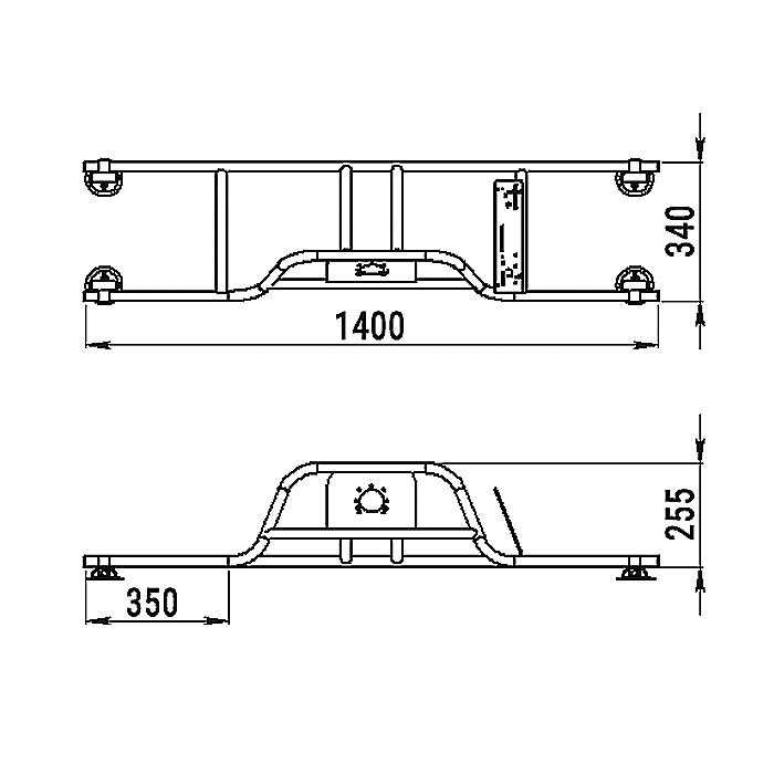 Стойка рулевая с бортовым креплением малая в Ижевске