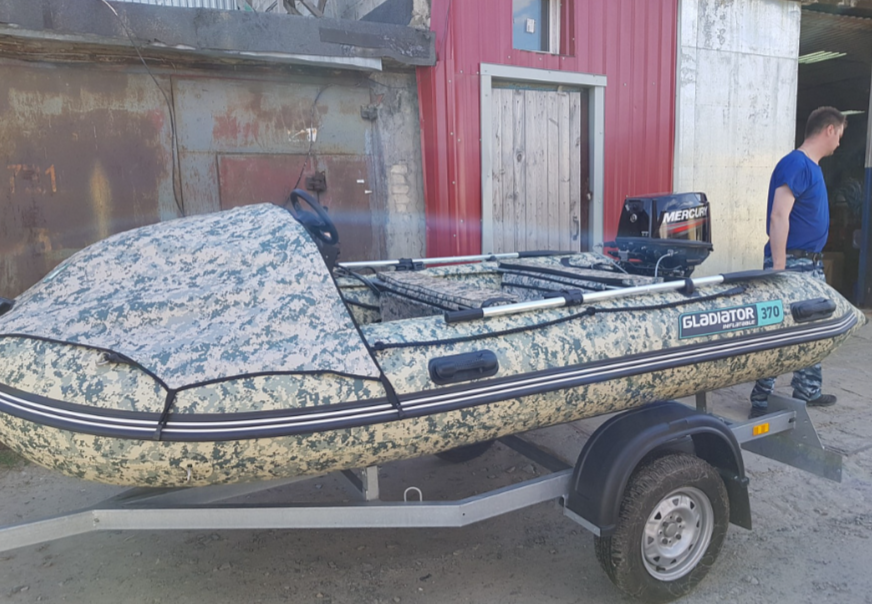НАДУВНАЯ ЛОДКА GLADIATOR C370AL в Ижевске