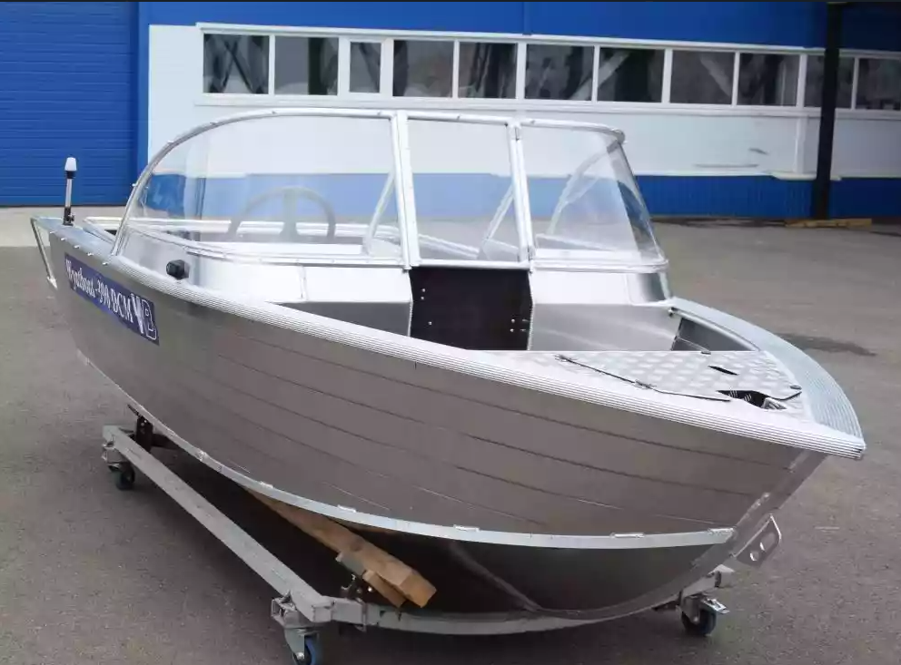Алюминиевая лодка Wyatboat-390 DCM Увеличенный борт в Ижевске