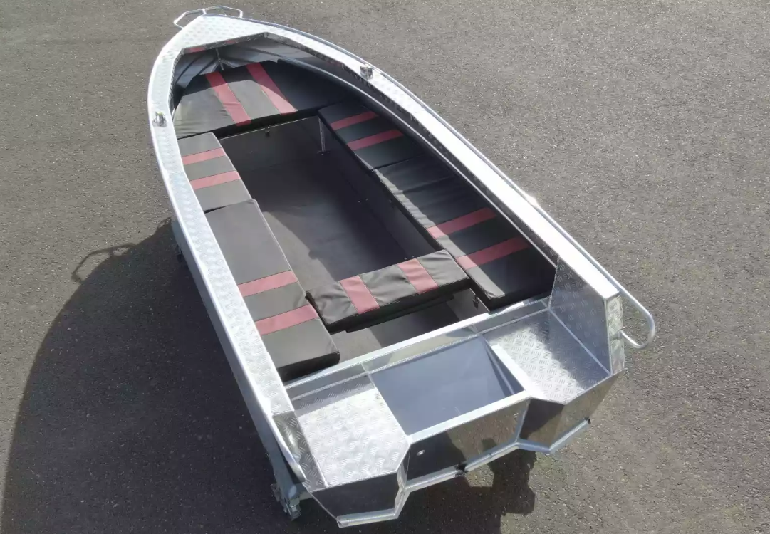 Алюминиевая лодка Wyatboat-390РМ увеличенный борт в Ижевске