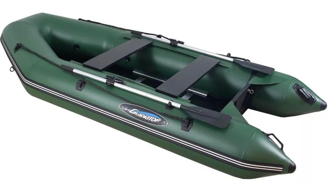 МОТОРНО-ГРЕБНАЯ ЛОДКА ПВХ GLADIATOR A 320 ТК С ФАНЕРНЫМ ПОЛОМ в Ижевске