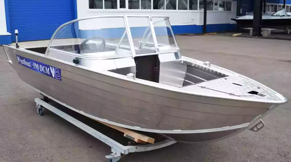 Алюминиевая лодка Wyatboat-390 DCM Увеличенный борт в Ижевске