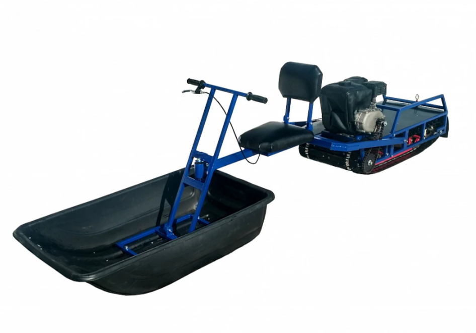 Мотобуксировщик толкач Альбатрос-XL8 с модулем. С фарой, склизы в Ижевске