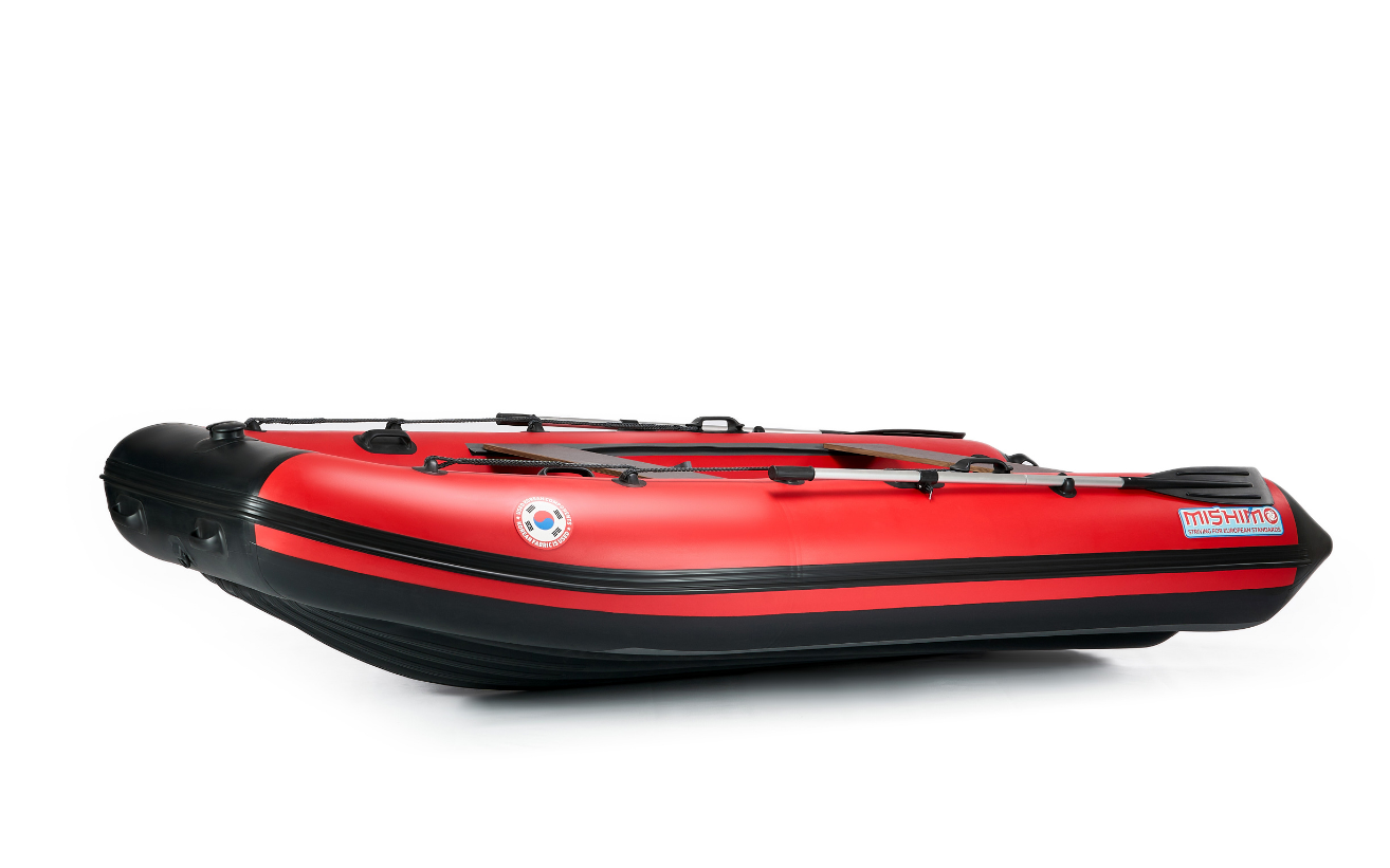 КОМПЛЕКТ ЛОДКА MISHIMO RAPID 380 PRO+ ЛОДОЧНЫЙ МОТОР MARLIN MP 9.9 (20) AMHS PROLINE FORCE в Ижевске