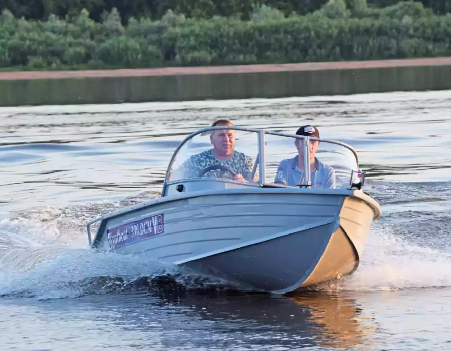 Алюминиевая лодка Wyatboat-390 DCM в Ижевске