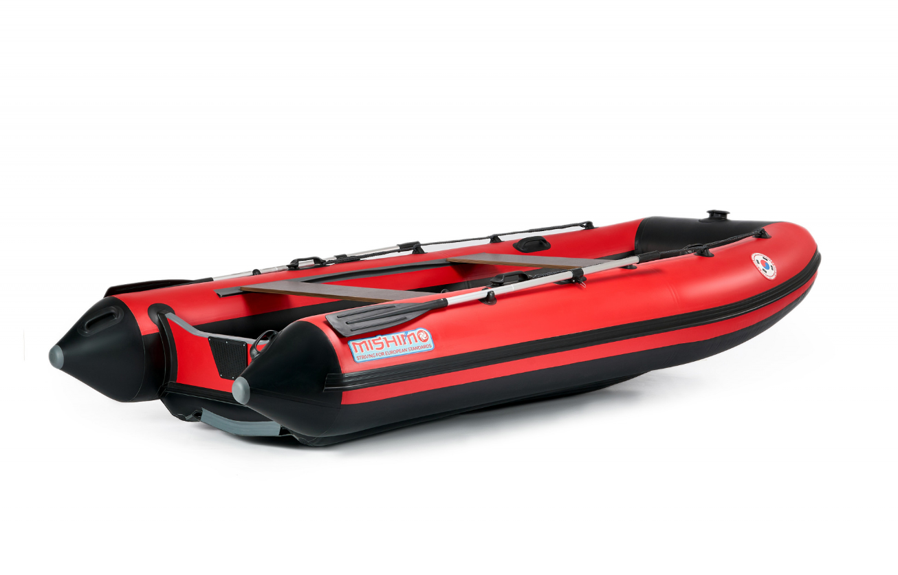 КОМПЛЕКТ ЛОДКА MISHIMO RAPID 380 + ЛОДОЧНЫЙ МОТОР MARLIN MP 9.9 (20) AMHS PROLINE FORCE в Ижевске