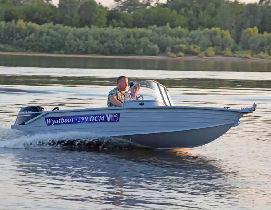 Алюминиевая лодка Wyatboat-390 DCM в Ижевске