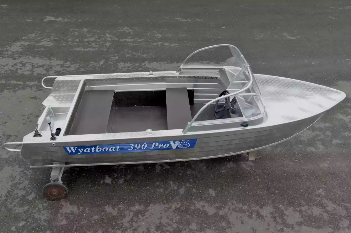 Алюминиевая лодка Wyatboat-390 Pro в Ижевске