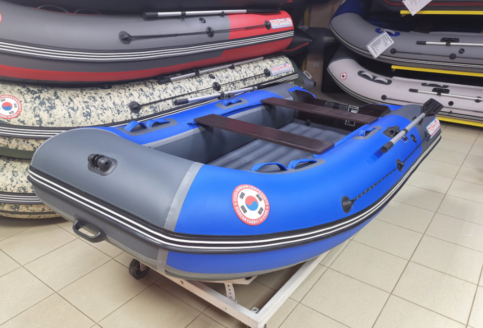 КОМПЛЕКТ Лодка MISHIMO PRO 350 + ЛОДОЧНЫЙ МОТОР MARLIN MP 9.9 (20) AMHS PRO в Ижевске