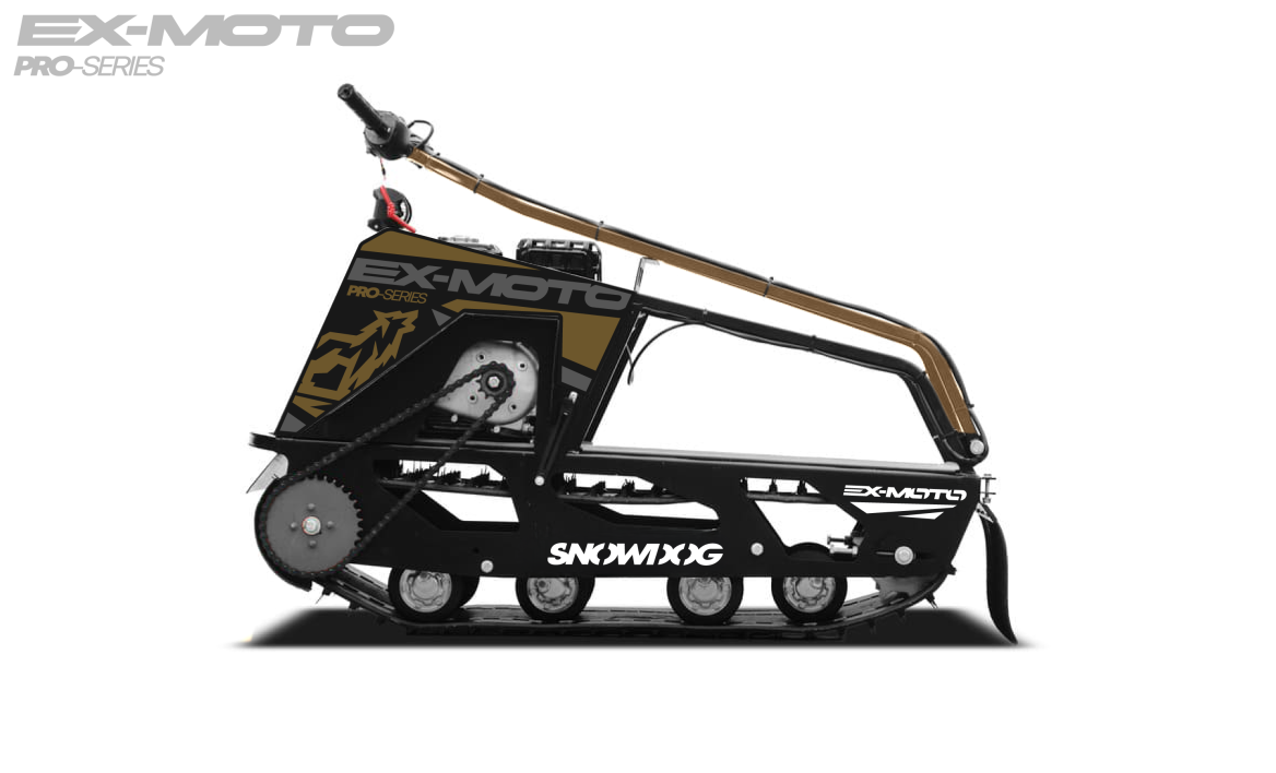 Мотобуксировщик EX-MOTO SNOWDOG S380 8л.с. в Ижевске