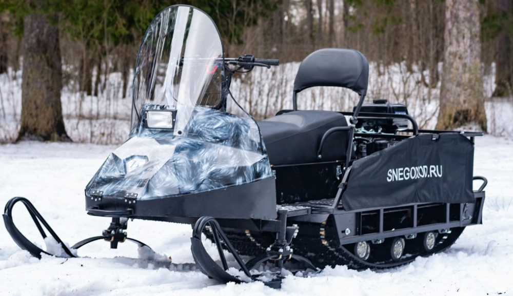 Миниснегоход Бурлак Егерь Экспедитор 15 л.с. , реверс, тормоз, капот белый в Ижевске