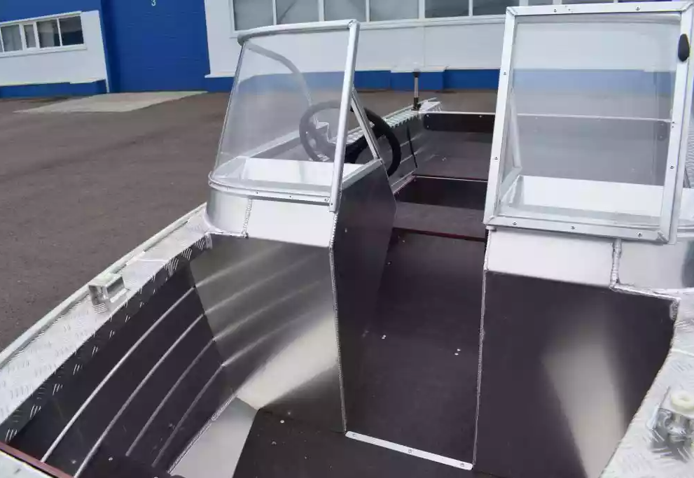 Алюминиевая лодка Wyatboat-390 DCM Увеличенный борт в Ижевске
