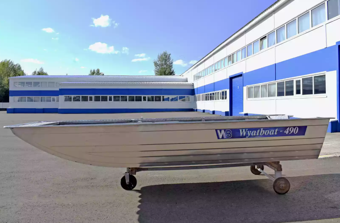 Алюминиевая лодка Wyatboat-490 Jonboat в Ижевске