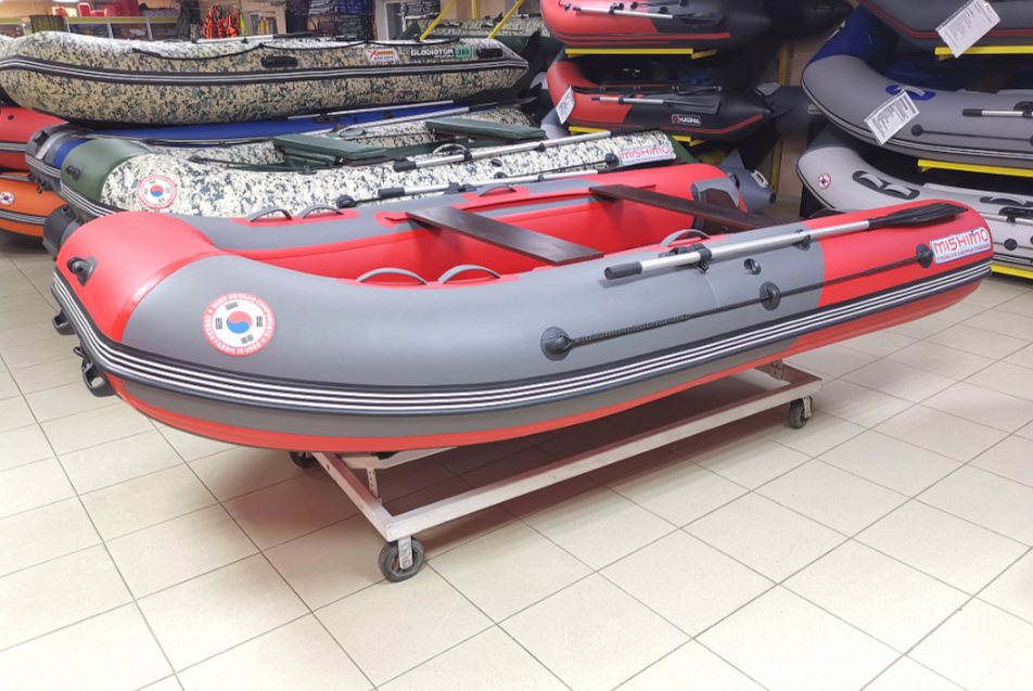 КОМПЛЕКТ Лодка MISHIMO PRO 350 + ЛОДОЧНЫЙ МОТОР MARLIN MP 9.9 (20) AMHS PRO в Ижевске