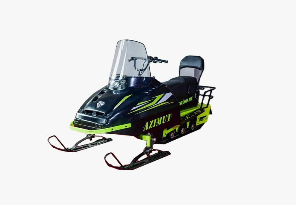 Миниснегоход Бурлак Азимут 20 л.с. , эл.запуск, реверс, тормоз гидравл, капот черный в Ижевске