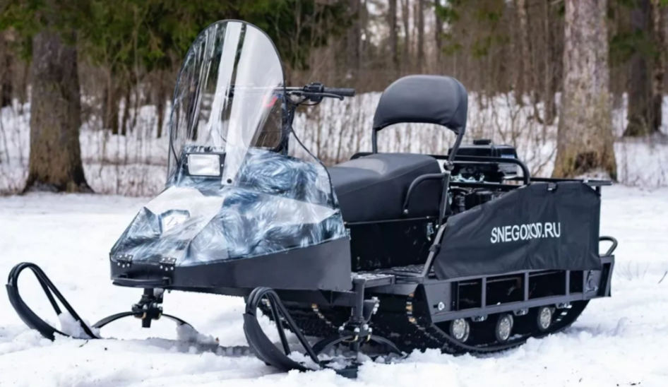 Миниснегоход Егерь Экспедитор 20 л.с. , реверс, тормоз, капот белый в Ижевске