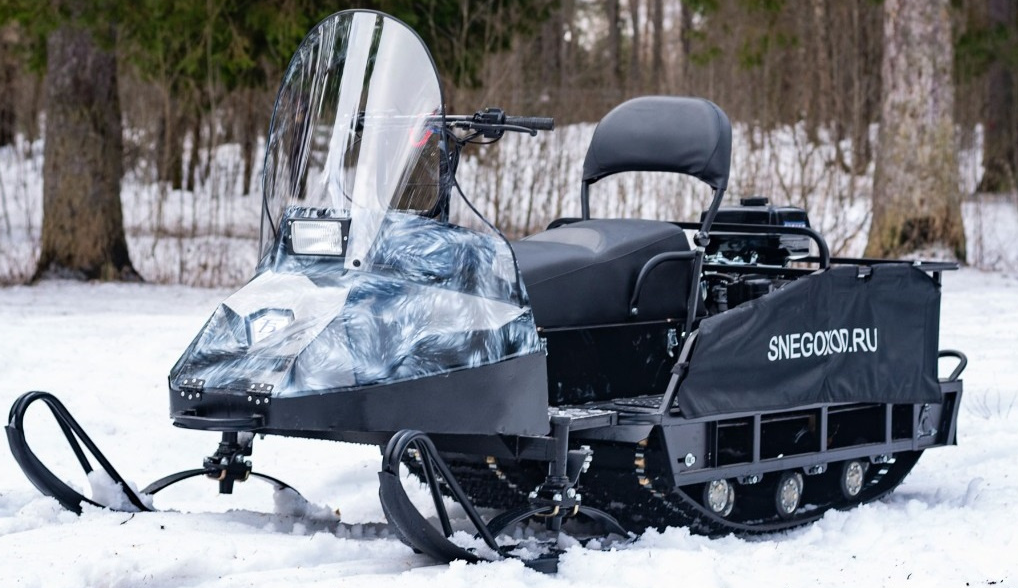 Миниснегоход Бурлак Егерь Экспедитор 15 л.с. , реверс, тормоз, капот белый в Ижевске