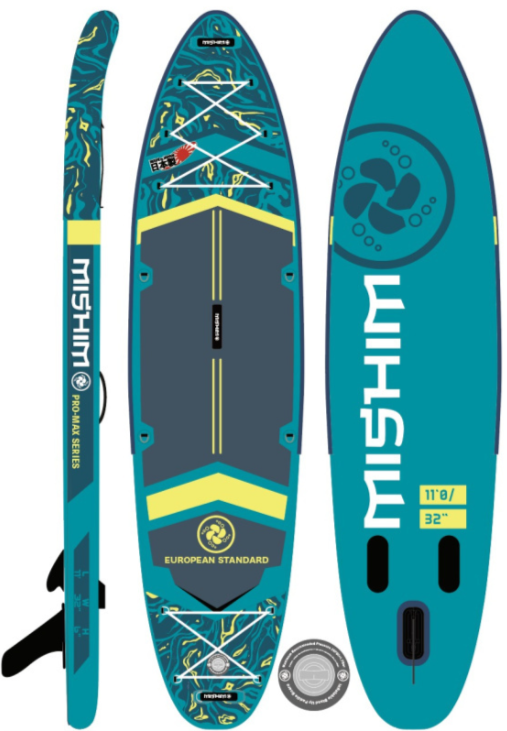 SUP (САП) Доска MISHIMO PRO-MAX Light Teal 11,6’ (355см) в Ижевске