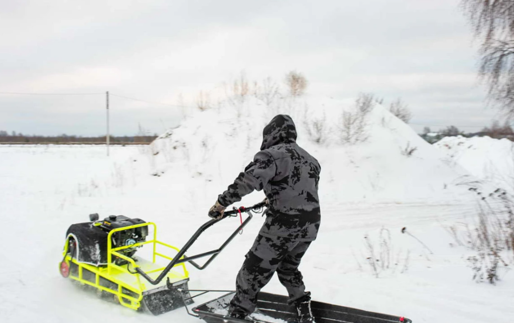Мотобуксировщик Бурлак ХОЗЯИН-1 (капот ткань) в Ижевске