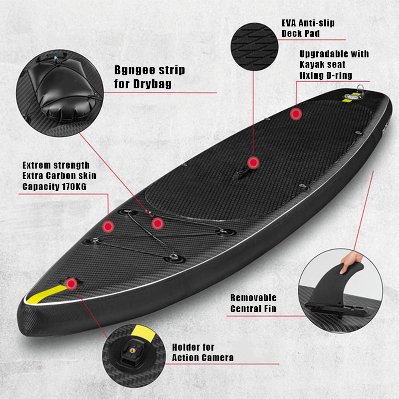 SUP (САП) ДОСКА MISHIMO CARBON DARKSIDE 11’ (335СМ) в Ижевске