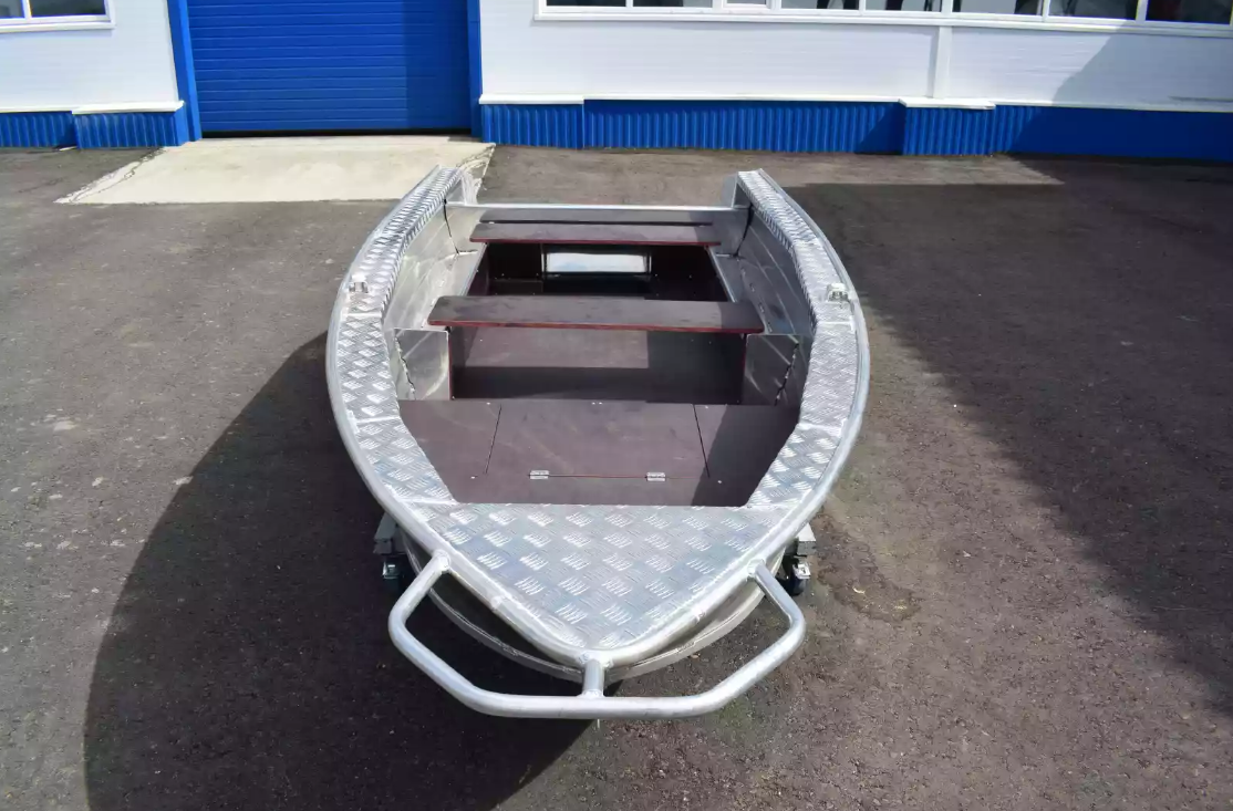 Алюминиевая лодка Wyatboat-390Р Увеличенный борт в Ижевске