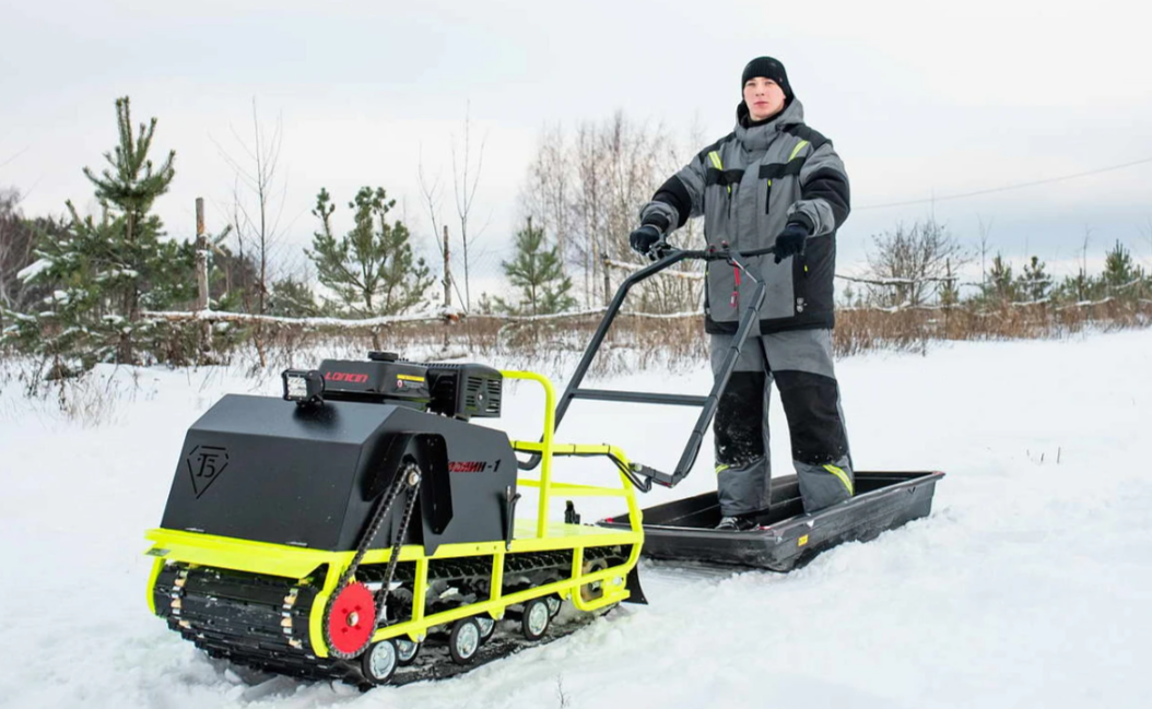 Мотобуксировщик Бурлак ХОЗЯИН-1 (капот ткань) в Ижевске