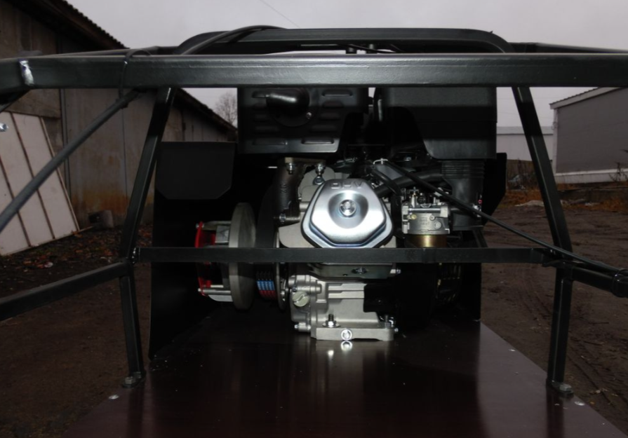 Мотобуксировщик AhtaR Зима 9 л/с с вариатором в Ижевске