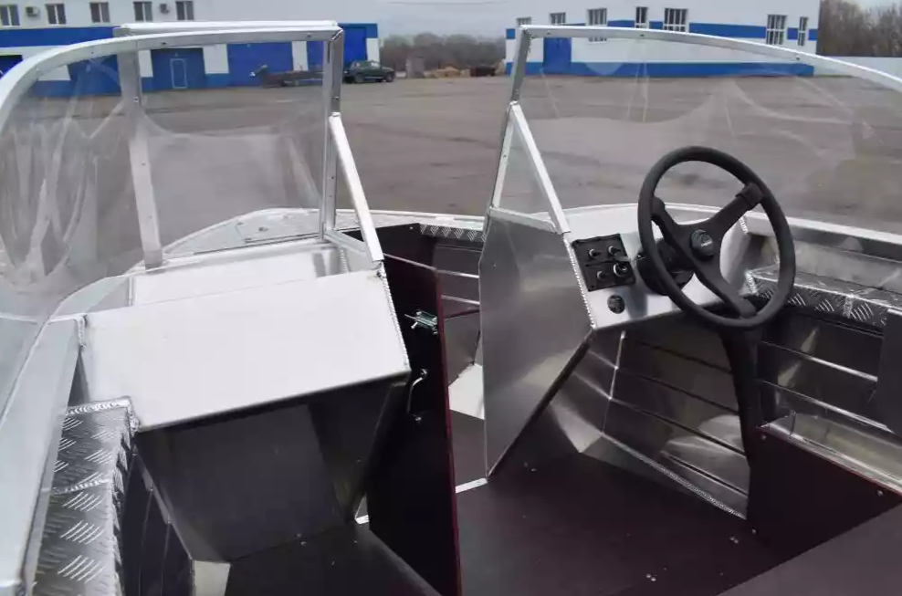 Алюминиевая лодка Wyatboat-390 DCM Увеличенный борт в Ижевске