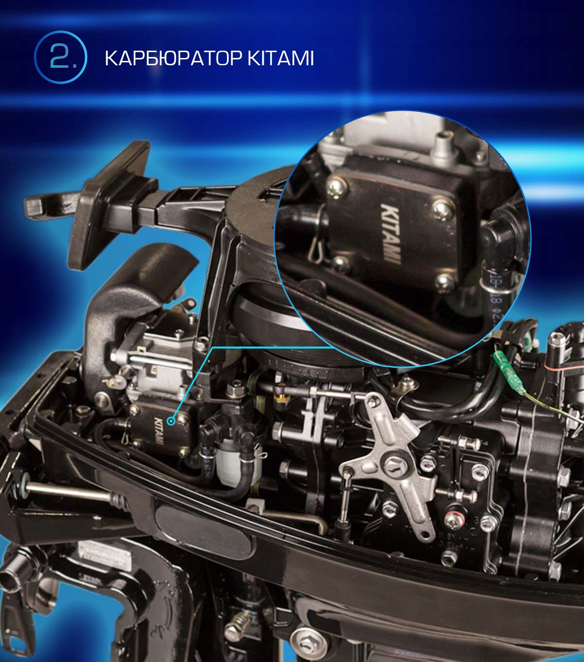 Лодочный мотор MARLIN PROLINE MP 9.9 (20) AWRS FORCE в Ижевске