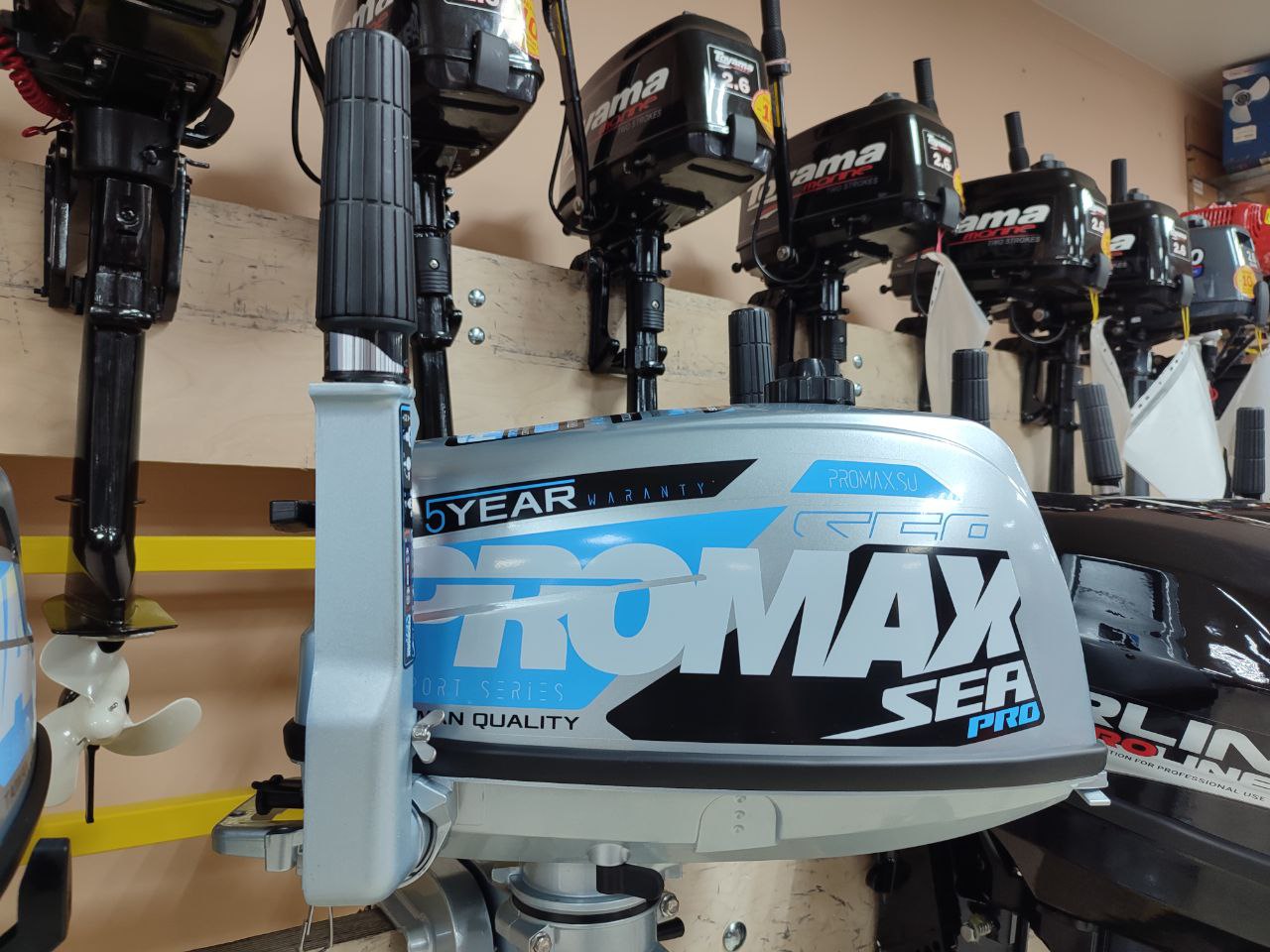 Лодочный мотор PROMAX SP5FHS (внешний бак 12 л) в Ижевске