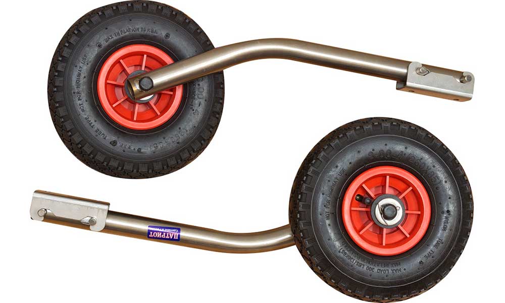 Транцевые колеса модульные удлиненные из нержавеющей стали в Ижевске