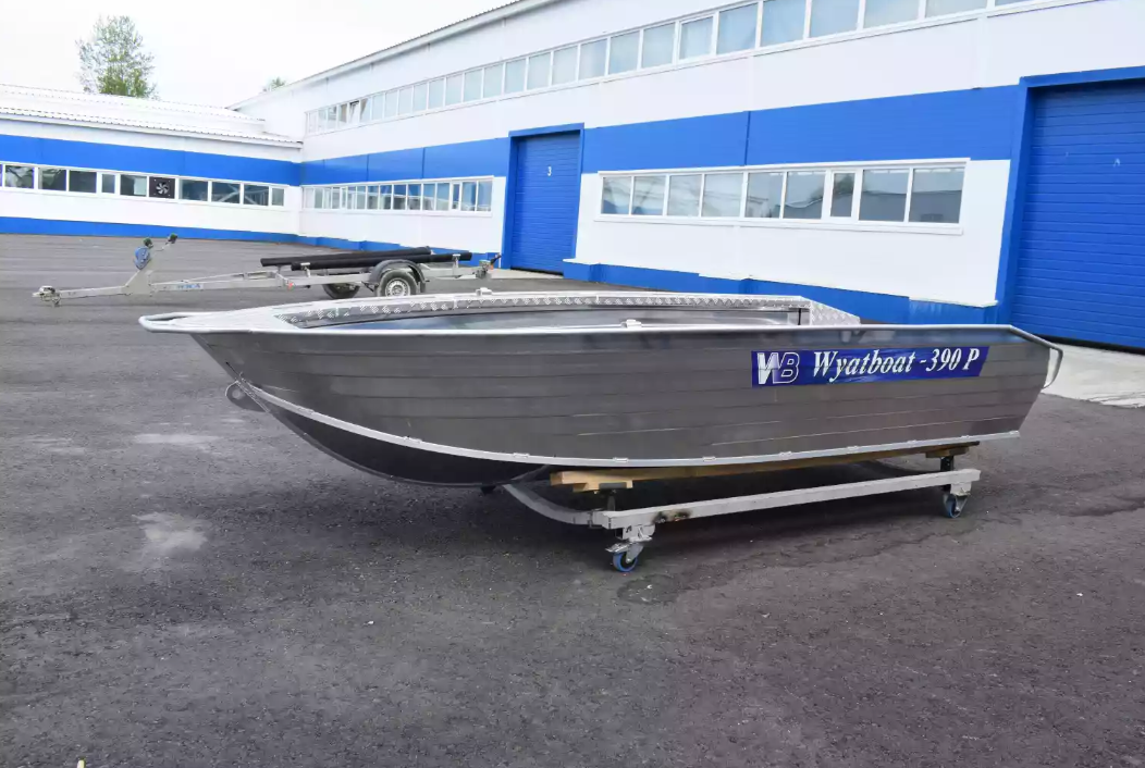 Алюминиевая лодка Wyatboat-390Р Увеличенный борт в Ижевске
