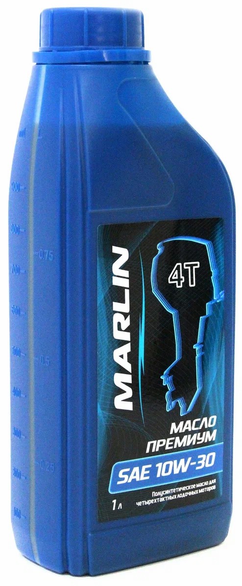 МАСЛО MARLIN ПРЕМИУМ 4Т, SAE 10W-30 (1 ЛИТР)/ПОЛУСИНТ. в Ижевске