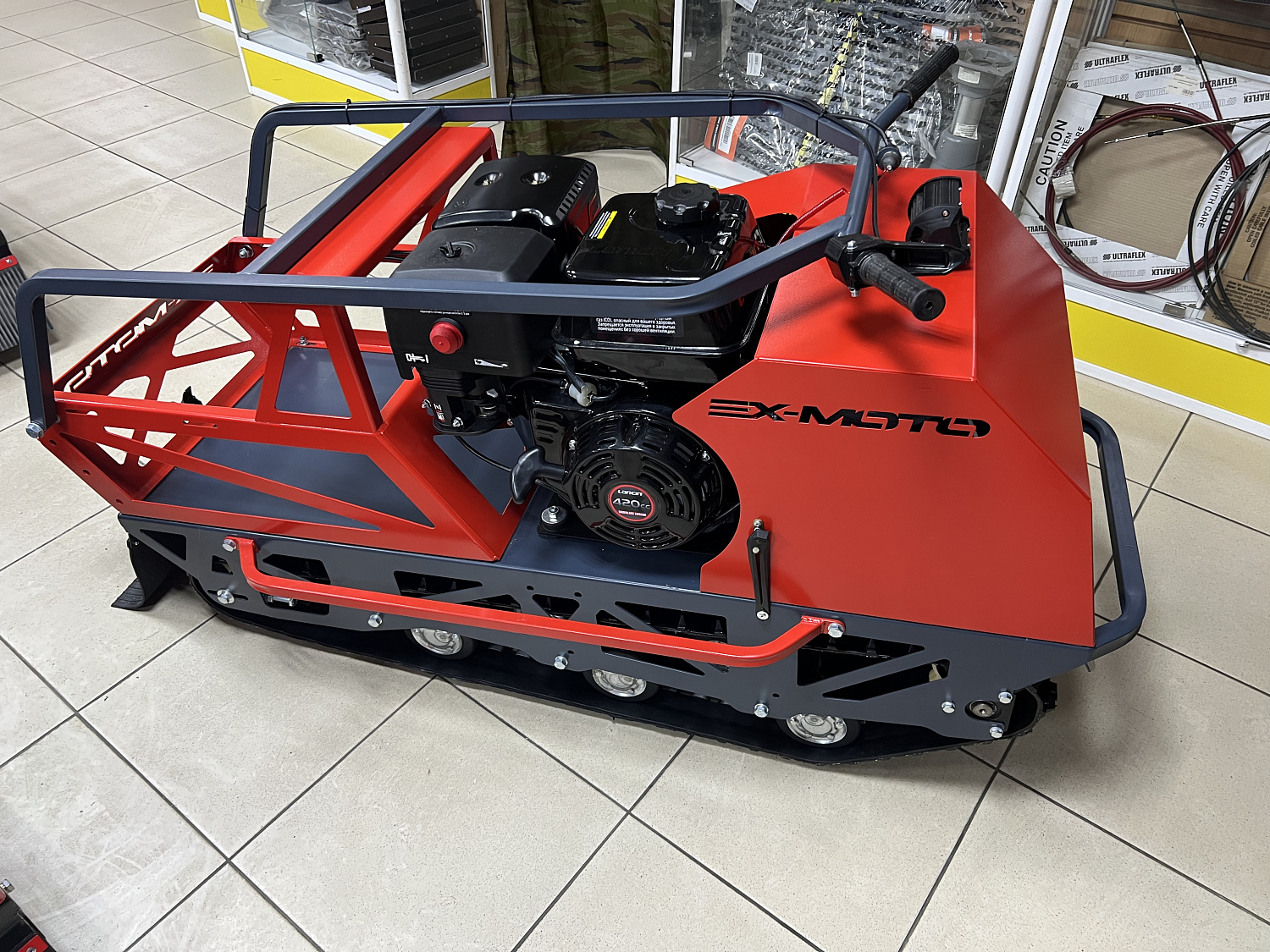 Мотобуксировщик EX-MOTO SNOWDOG S500 15л.с в Ижевске