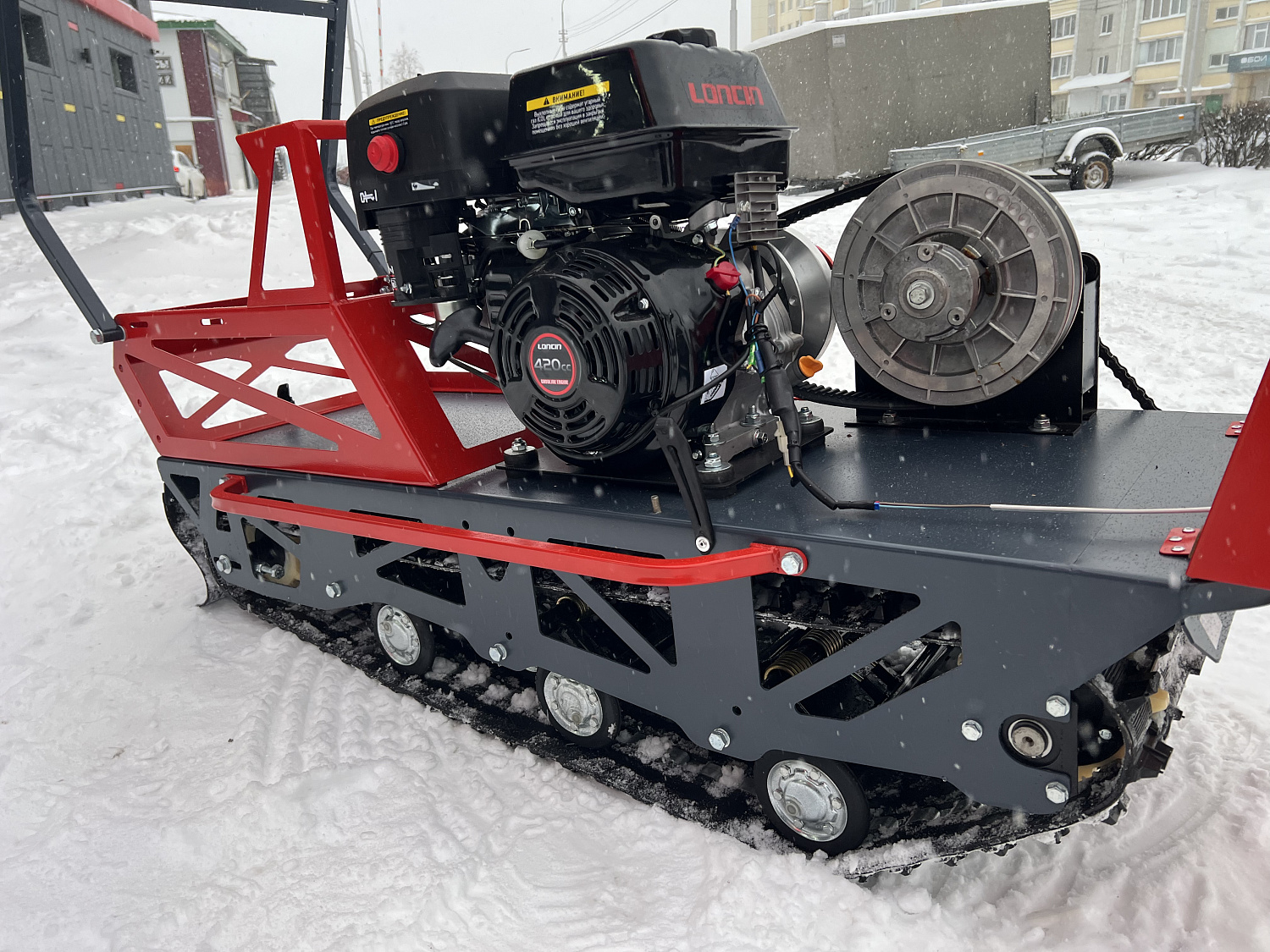 Мотобуксировщик EX-MOTO SNOWDOG S500 15л.с в Ижевске