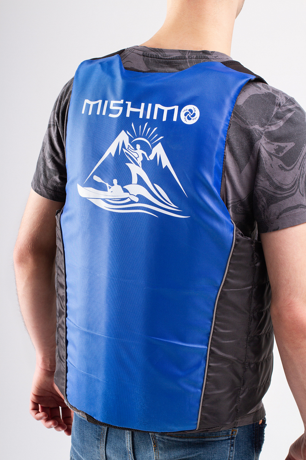 Жилет спасательный MISHIMO PRO Премиум качества Черно-синий в Ижевске
