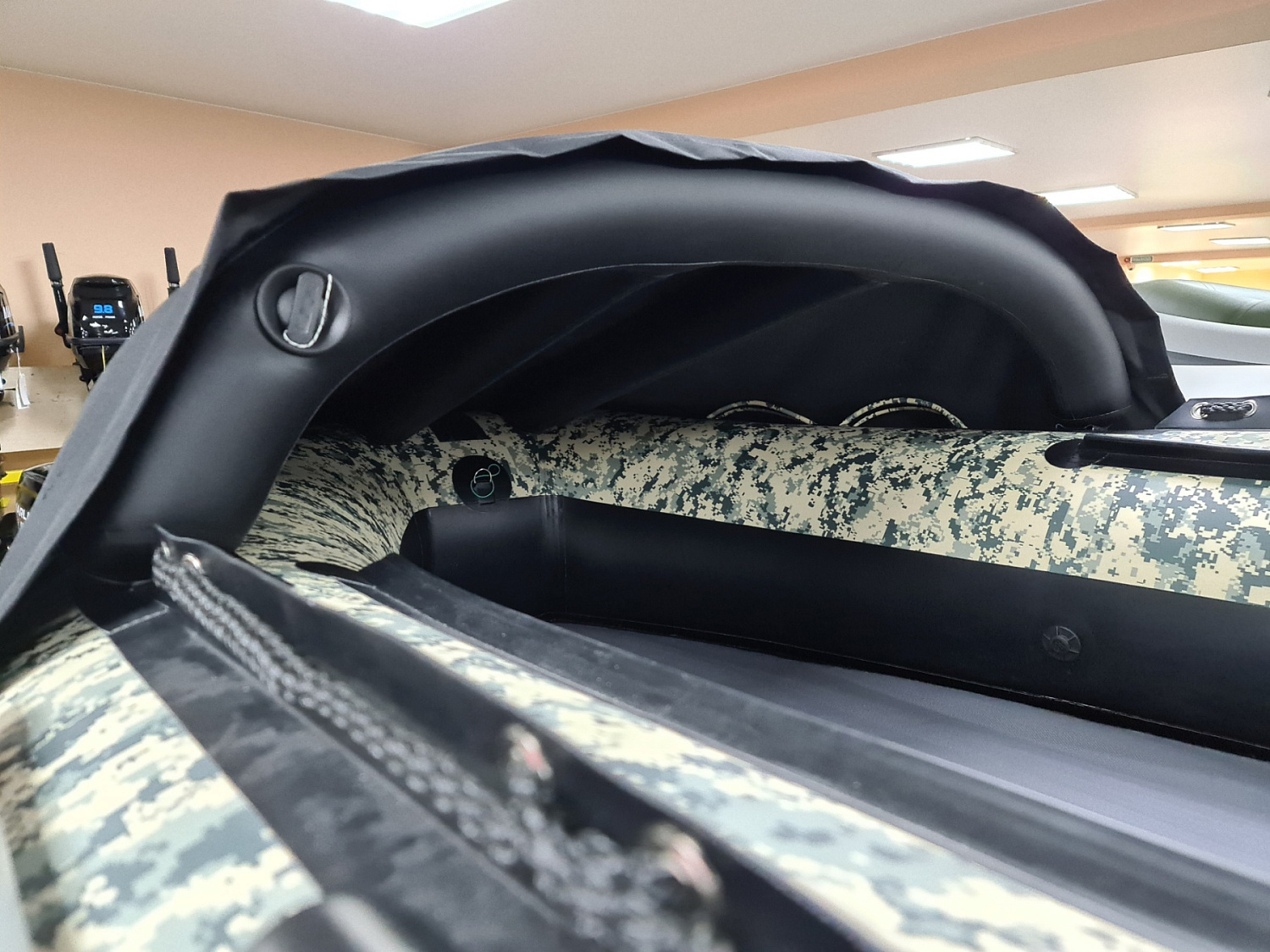 КОМПЛЕКТ НОСОВОГО ТЕНТА К ЛОДКЕ SMARINE AIR MAX 380 ЧЕРНЫЙ в Ижевске